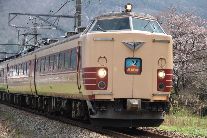 485・489系から変じた183系直流特急形電車「B編成（8